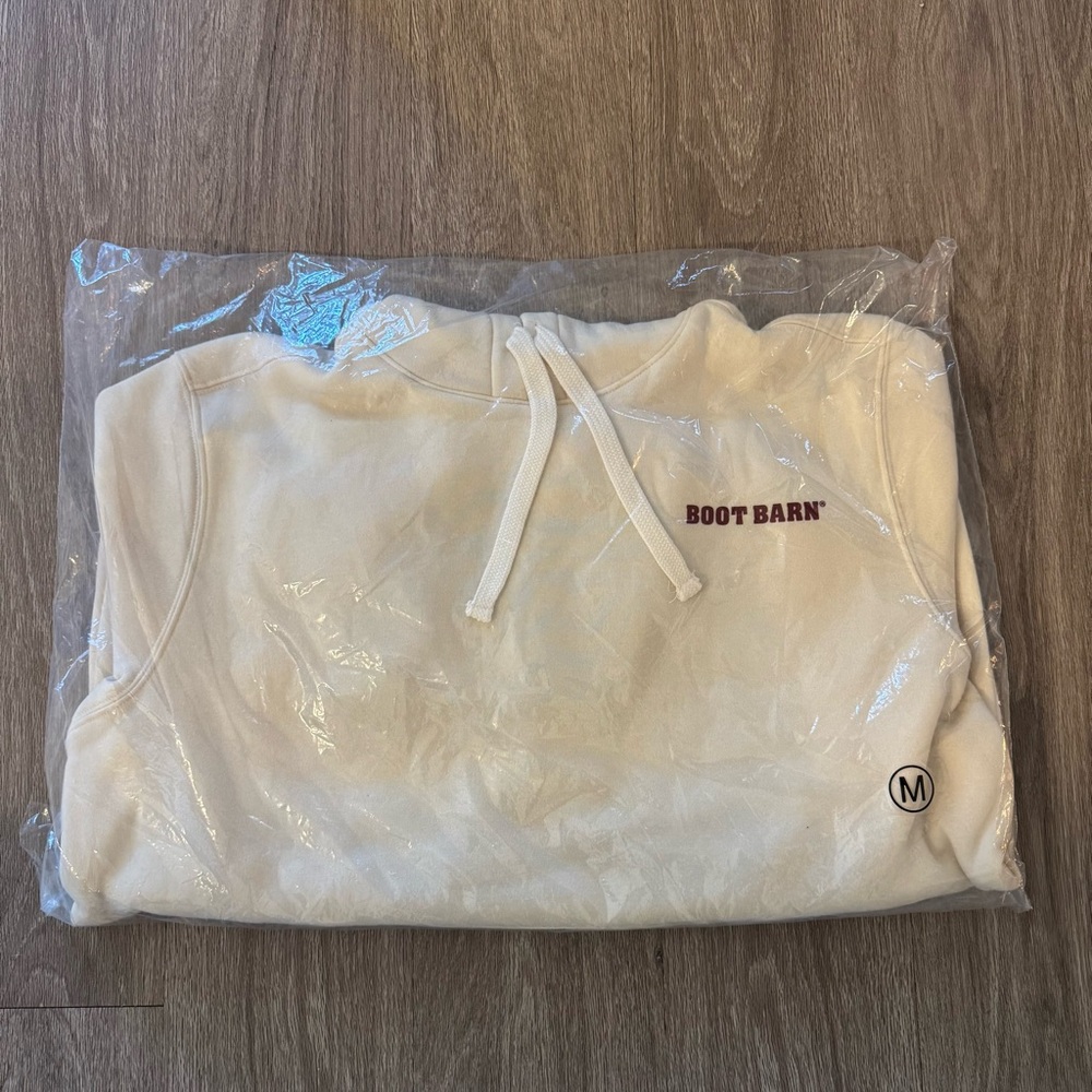Boot Barn Women's Cream Pullover Hoodie